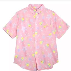 Disney’s The Little Mermaid Flounder Woven Shirt for Adults